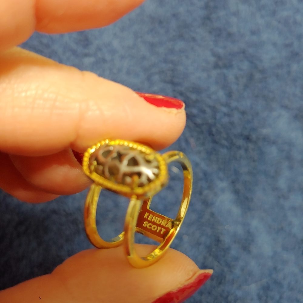 Kendra Scott gold & silver ring